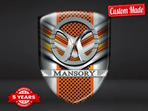 Mansory Adesivi Logo Stampati Corsa Premium Regolabili